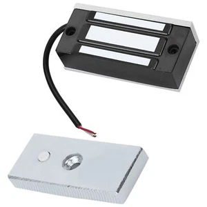 Cerradura electromagnética magnética eléctrica 12V 24V 60KG fuerza de retención acceso ajuste - Imagen 1 de 8