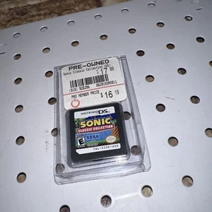 Sonic Classic Collection (Nintendo DS, 2010) In Vintage Game Stop Case - Picture 1 of 4