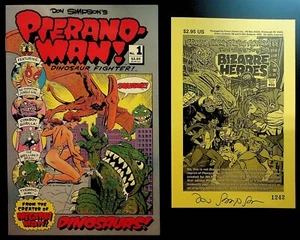 Pterano-Man! #1 Don Simpson Kitchen Sink Comics w/ Signed Flyer 1995 012225WT-R - Imagen 1 de 3