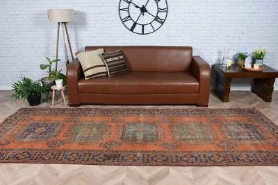 Turkish Rug, Oriental Rug, 4.2x11 ft Runner Rug, Vintage Rugs, Anatolian Rug - Image 1 of 4