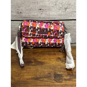 Vera Bradley Houndstooth Tweed Quilted RFID All in One Crossbody Bag Wristlet - Picture 1 of 5