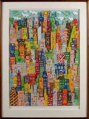 James Rizzi - 3D One Man's Floor is Another Man's Ceiling - ! RARITÄT ! - Bild 1 von 4