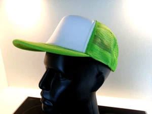 Vintage Snapback Trucker Cap hell grün/weiß b645 - Bild 1 von 1
