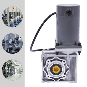 High Power 120W Torque 12V DC Worm Gear Motor Gearbox Speed Reducer 1:50 50K - Picture 1 of 14