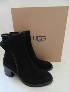 UGG Australia 1018783 Scarpe Frase Whise Punt Whip Pelle scamosciata Nero US 9 EUR 40 Nuovi con etichette - Foto 1 di 10