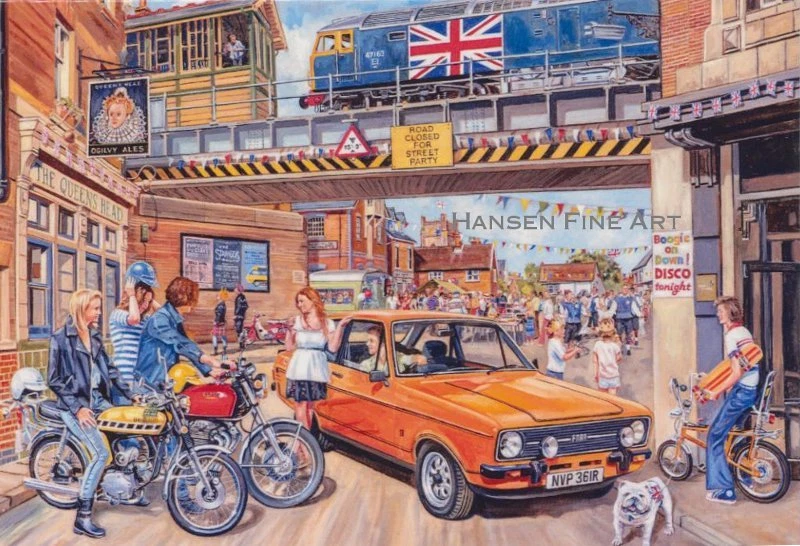 Ford Escort Yamaha FS-1E Honda 400/4 Class 47 Blank Birthday Fathers Day Card