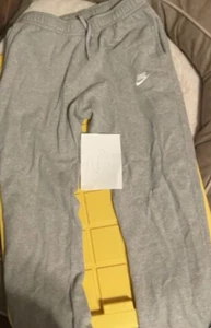 mens grey nike sweatpants medium joggers - Picture 1 of 1
