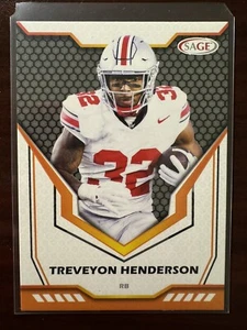 2024 SAGE Silver #137 TreVeyon Henderson Ohio State Buckeyes - Picture 1 of 2