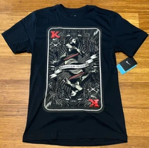 Nike Lebron James King Playing Card Men’s Shirt sz Medium Black 406102 - Picture 1 of 6