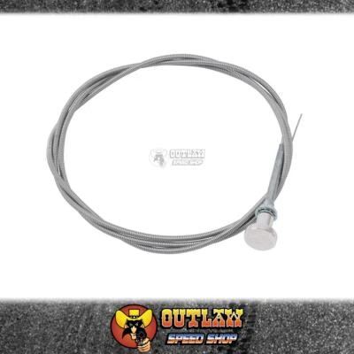EDELBROCK CARBURETOR CHOKE CABLE 72" LONG WITH POLISHED KNOB - ED8013 - image 1 of 3