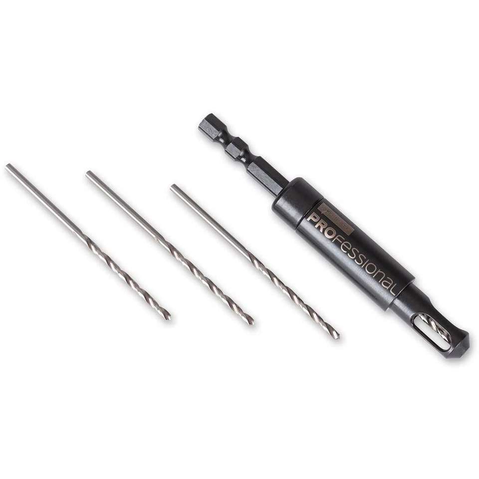 Axminster Professional 4.5mm Hinge Drill with 3 Spare Bits