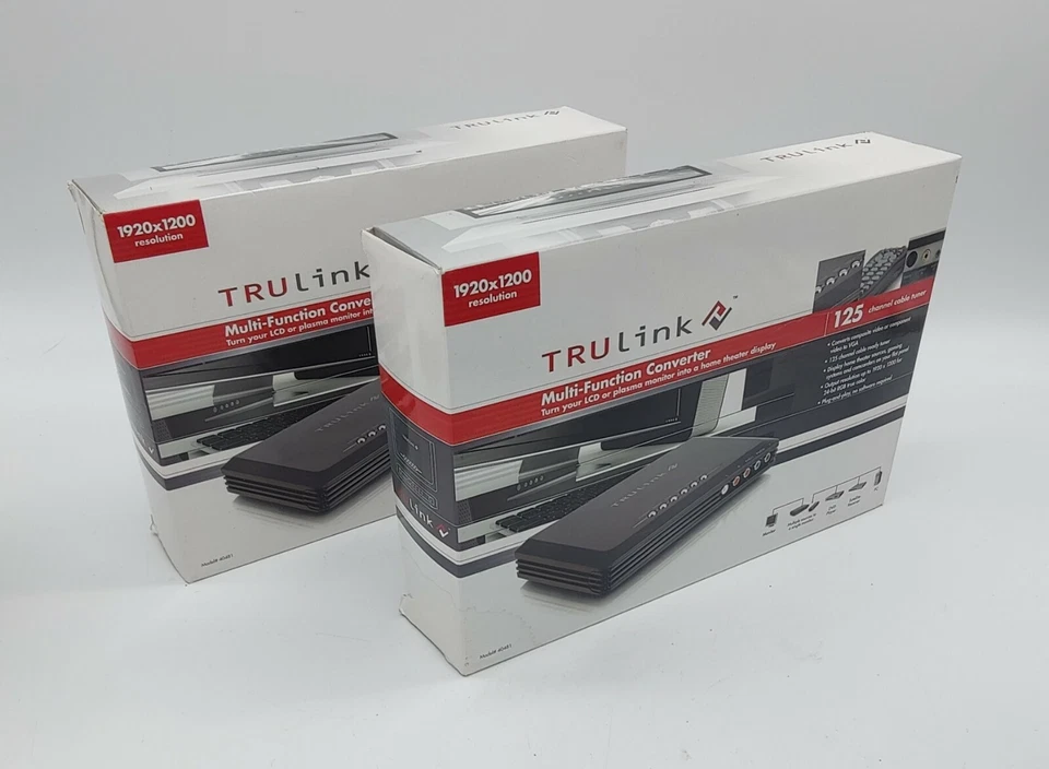 (2) New Cables To Go C2G TRULINK 40481 Multi-Function Converter w/ CATV Tuner - Image 1 of 3