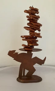 Pretzel Man Lurelle Guild Chase Art Deco Copper c1934 Unique Patinated Fun! - Picture 1 of 13