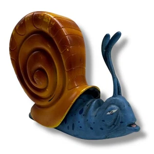 Thomas Nelson Hermie And Friends Schneider The Snail Figure Toy blue brown 2003 - Picture 1 of 3