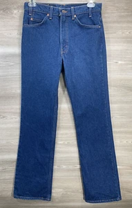 Vintage 90s Levi’s Orange Tab 517 Denim Blue Jeans 33x33 (32x34) Made In USA - Picture 1 of 9
