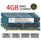 Nanya 16Gb 4X 4Gb Ddr3 1333Mhz Pc3-10600S 2Rx8 204Pin Sodimm Laptop Memoria Sp