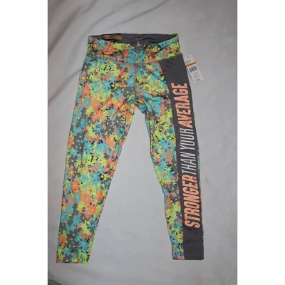 Calça Leggings Feminina Energie Multicolor Preta Cintura Média Absorção Treino XS Nova - Imagem 1 de 4