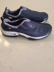 Nike Womens Golf Air Presto Go Slip-on Soft Spike Golf Shoes 305274-401 Size 9.5 - Picture 1 of 6