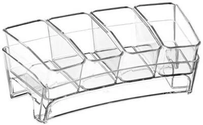 Prodyne SB-6 Condiment Bar On Ice, Clear - Image 1 of 4