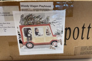 Neu Pottery Barn Kinder Woody Wagen Spielhaus Zelt Neu im Karton - Bild 1 von 4