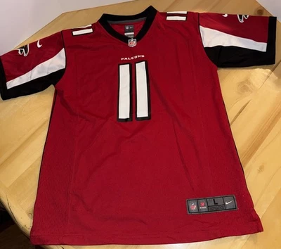 Camiseta de fútbol americano Nike Julio Jones #11 2017 Atlanta Falcons NFL juvenil grande 14-16 Foto 1 de 4