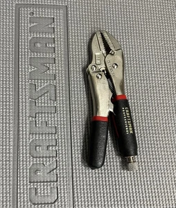 NOS Craftsman Pinza di Bloccaggio Professionale 7" Ganascia Dritta Regolabile 45711 USA - Foto 1 di 7