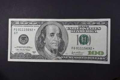 2003 A $100 Bill *STAR NOTE* Chicago - Image 1 of 2