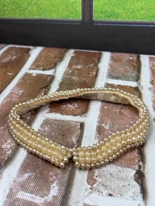 Vintage 1950’s Made in Japan Beaded Collar Women’s Top Hit Fashion Baar & Beards - Picture 1 of 12