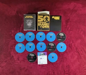 50 Years Of Planet Of The Apes Blu-ray, 2019, 9 Movies Charlton Heston w/ Cards - Imagen 1 de 24