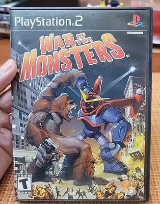 War Of The Monsters PS2 (PlayStation 2, 2003) Black Label No Manual & No Poster - Image 1 of 4