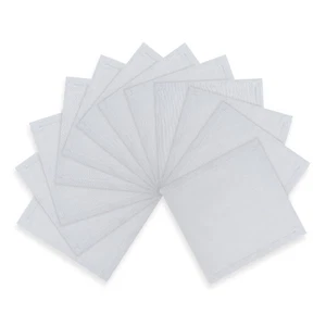 Solino Home Cotton Linen Table Cocktail Napkins Cloth 6 x 6" for Fall - Dru - Picture 1 of 27