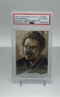 PSA Authentic Topps Star Wars Sketch 2024 Galaxy Lando Calrissian Dan Gorman 1/1 - Image 1 of 2