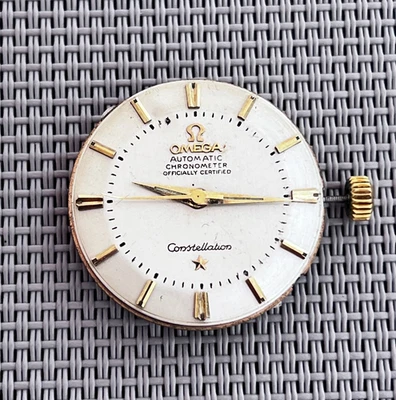 Reloj Automático OMEGA Cal 551 De Colección Para Hombre Constelación Esfera Beige 24 Joyas Foto 1 de 4