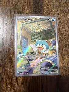 Pokemon Quaxly - Illustration Rare SV02: Paldea Evolved 2006/193 NM - Bild 1 von 1