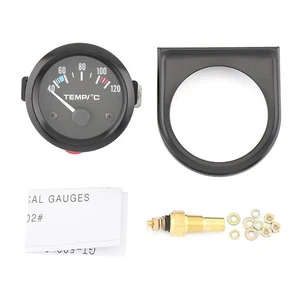 2 Inch 52mm Car Water Temperature Gauge 40~120℃ W/ Temp Meter Sensor - Picture 1 of 12