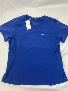 Figs Nuevo Nuevo Nuevo Con Etiquetas Colección Técnica Mujer’s Talla XL Eliza Slim Top AZUL - Imagen 1 de 8