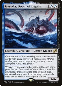 Gyruda, Doom of Depths 2x FOIL IKO MTG Ikoria Rare MINT blue black - Picture 1 of 1