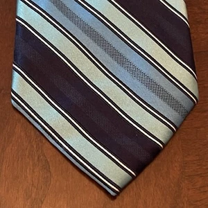 Club Room Blue 100% Silk Men’s Neck Tie Made In China - Picture 1 of 9