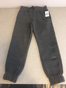 DKNY Kids Boys Girls M Sweatpants Sport Pants Athletic Grey Gray Cotton $42 NWT! - Picture 1 of 7