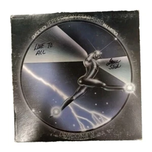 Grace Slick Jefferson Starship Music Signed Autographed Dragon Fly Vinyl Album - Picture 1 of 1