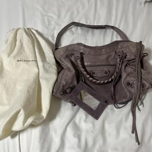 Echte Balenciaga The City 2-Wege Schultertasche Leder 115748 mit Staubbeutel 2504SM - Bild 1 von 10