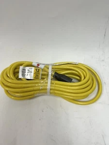 Husky 25 ft. 12/3 Yellow Extension Cord OB - Picture 1 of 2