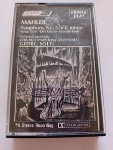 Mahler Symphony Number 5 In C Minor Chicago Symphony Orchestra Cassette - Picture 1 of 4