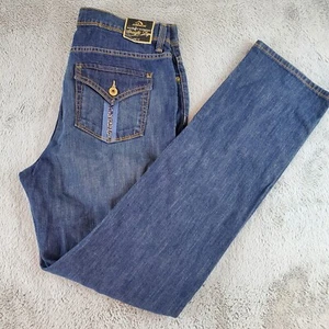 Jordache Jeans Damen Gr. 12 Straight Leg 5-Pocket Hose Blau Disco Cowgirl 80er - Bild 1 von 13