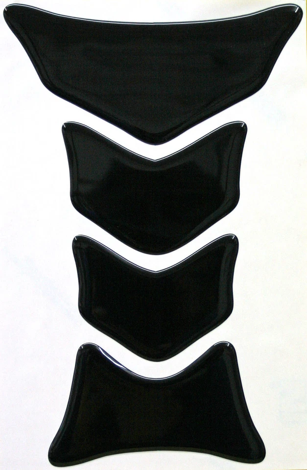 Черный протектор шины 3D смола куполообразная смола меньший бак подушечка 160 мм x 105 мм - Изображение 1 из 1