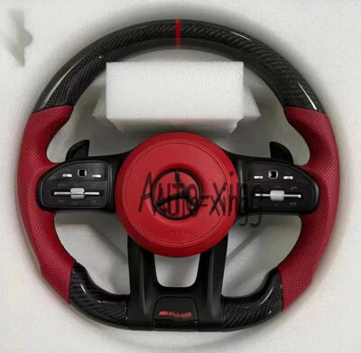 Actualización del volante de fibra de carbono para Mercedes-Benz AMG GLE C300 G63 E300 GLE Foto 1 de 4