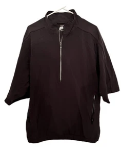 FootJoy DryJoys Chaqueta Para Hombre Grande Negra Manga Corta Impermeable Rompevientos Golf - Imagen 1 de 4