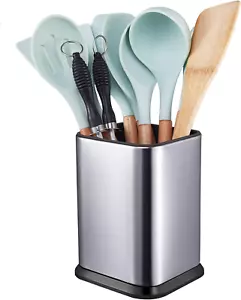Stainless Steel Kitchen Utensil Holder for Countertop, Spoon Spatula Organize... - Picture 1 of 1