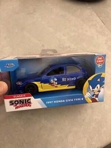 Sonic The Hedgehog 1997 Honda Civic Type R Jada Diecast - Picture 1 of 2