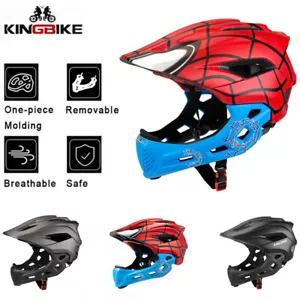 KINGBIKE Kids Bicycle Helmet Spiderman Child Road Cycling Bike Helmet Safe Gift - Picture 1 of 12